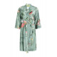 Pip Studio Naomi Floris Grande Green dámské kimono s 3/4 rukávem, zelené